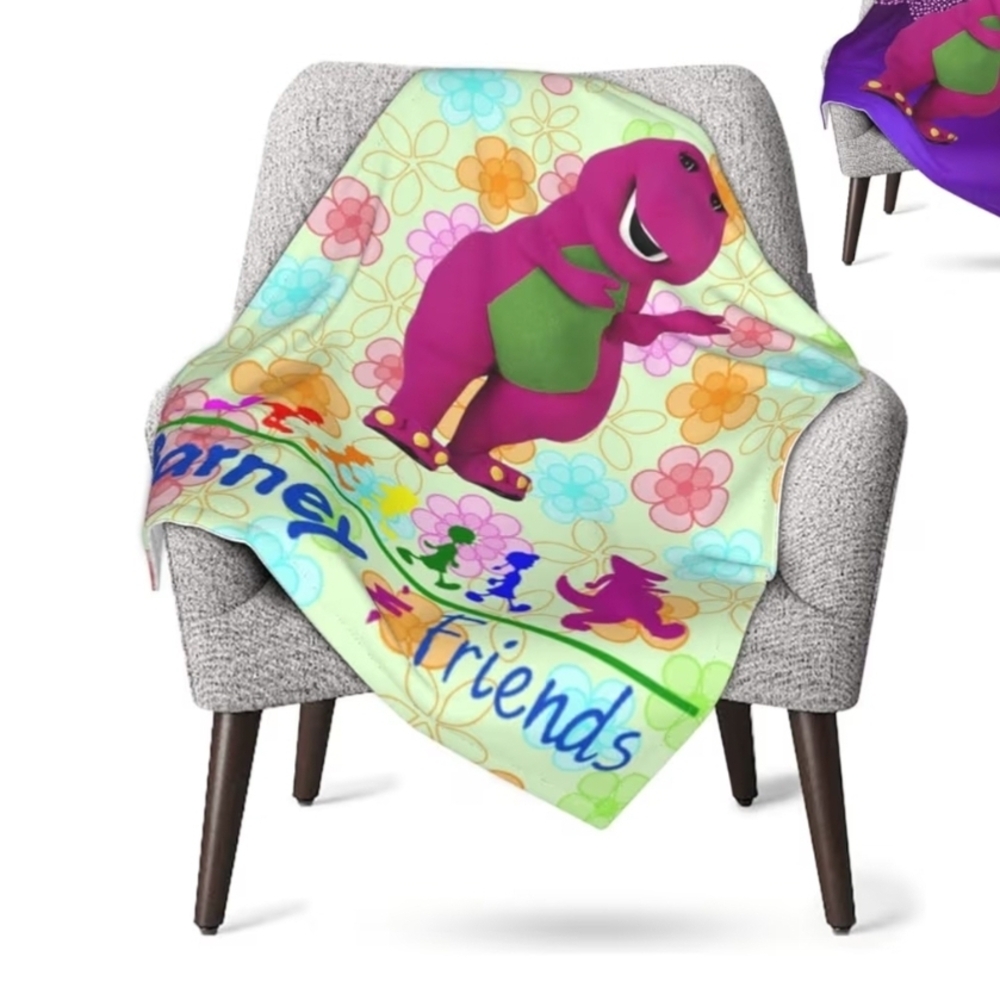 New Barney & Friends 40x30in Nap Blanket
